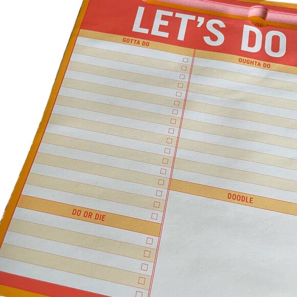 Knock Knock "Let's Do This" Pen-To-Paper Mousepad - Desktop To-Do List - Office - Picture 2 of 7